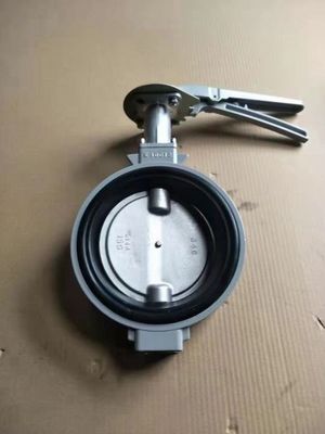 Double Shaft/Stem Disc Manual/Motorized Aluminium Alloy Butterfly Valve Op maat gemaakte service