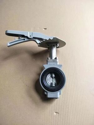 Double Shaft/Stem Disc Manual/Motorized Aluminium Alloy Butterfly Valve Op maat gemaakte service