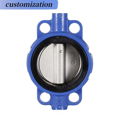 Laagtemperatuurtoepassingen Wafer Center Butterfly Valve met diafragma structuur
