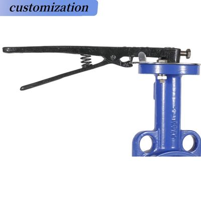 Laagtemperatuurtoepassingen Wafer Center Butterfly Valve met diafragma structuur