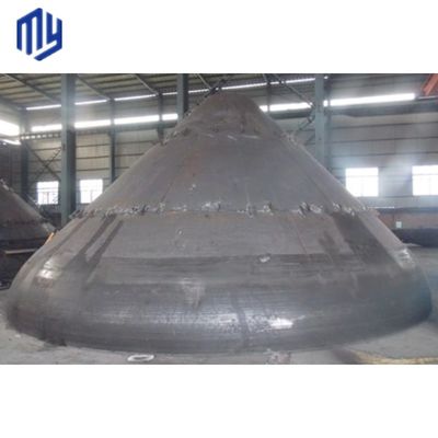 Conische tank-eindpunten van roestvrij staal voor onderdelen van boilerverwarming ASME SS304/316/S235JR