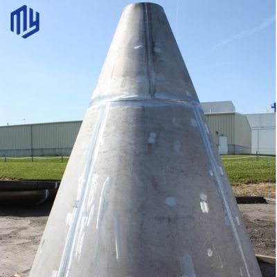 Conische tank-eindpunten van roestvrij staal voor onderdelen van boilerverwarming ASME SS304/316/S235JR