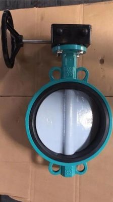 Diafragmastructuur 4 inch Wafer Center Butterfly Valve Handgreep voor OEM-ondersteuning