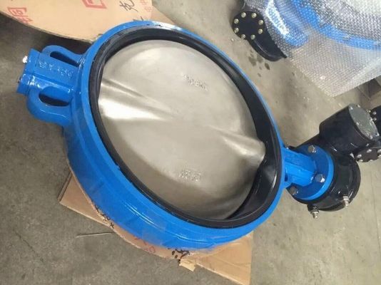 Diafragmastructuur 4 inch Wafer Center Butterfly Valve Handgreep voor OEM-ondersteuning