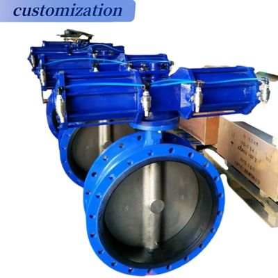 Normale temperatuur pneumatische actuator stoomcontrole klep met aanpasbare kenmerken