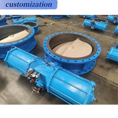 Normale temperatuur pneumatische actuator stoomcontrole klep met aanpasbare kenmerken