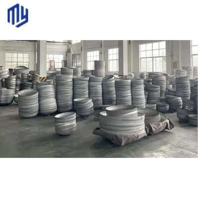 Roestvrij staal gespannen buis Fitting SCH80 Pipe End Cap Elliptieke kop gietcirkel