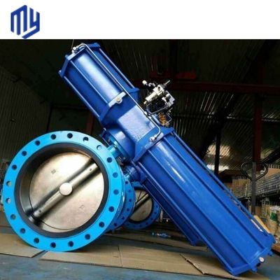 Gepersonaliseerde pneumatische actuator vlinderkleppen en montage voor aangepaste vereisten