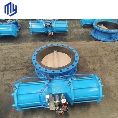 Gepersonaliseerde pneumatische actuator vlinderkleppen en montage voor aangepaste vereisten