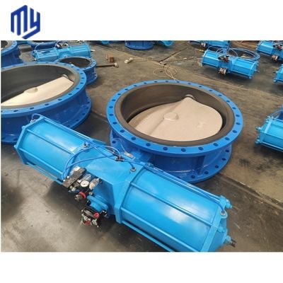 Gepersonaliseerde pneumatische actuator vlinderkleppen en montage voor aangepaste vereisten