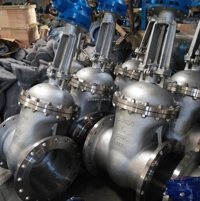 Duurzaam ANSI staal / roestvrij staal stijgend stampoortklep voor olie-gas water systemen