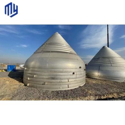 Op maat gemaakte OBM Op maat gemaakte assistentie Koolstaal kegelkop voor opslagtank