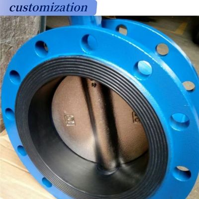Waterbehandeling DN400 16 inch Class 150 Offset Double Eccentric Flange Butterfly Valve