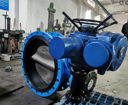 ANSI DIN BS Standard Double Flange Butterfly Valve voor aangepaste toepassingen