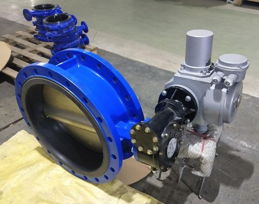 ANSI DIN BS Standard Double Flange Butterfly Valve voor aangepaste toepassingen