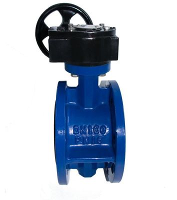 Water dubbel flenst dubbel offset excentrische vlinderklep met pneumatische elektrische actuator