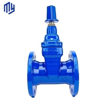 JIS2602 Rubber Wedge Resilient Seat Gate Valve voor corrosiebestendig waterbeheersing