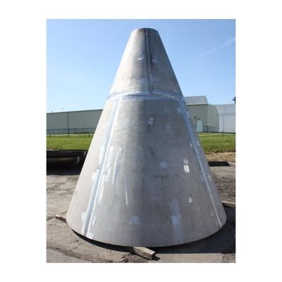 Cirkelkop Code Gegooid koolstof-roestvrij staal vuurbak Geschiet Ellips metalen halfrond tankkop