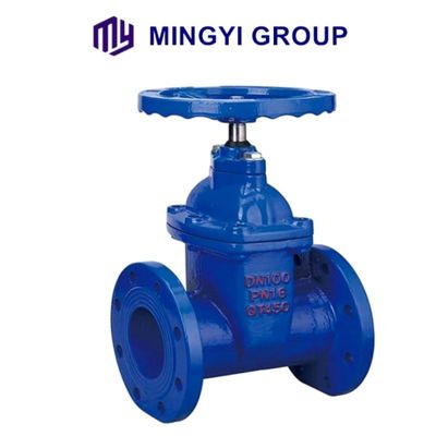 OEM Port Grootte DN80 Pn16 Industriële koolstofstaal stijgende stam water flens poortklep
