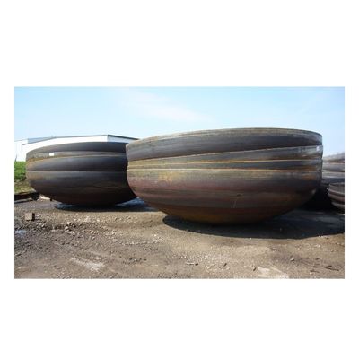 304 roestvrij staal aangepaste lasverbinding 8 inch buiskap met conisch hoofd