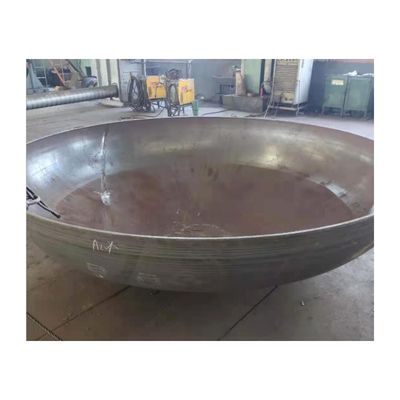 Op maat gemaakte lasverbinding van koolstofstaal met elliptische schotelkop voor aansluiting aan het eind van de tank