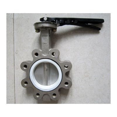 Gas- en hydraulische media compatibel pneumatisch aangedreven vlindersleutel