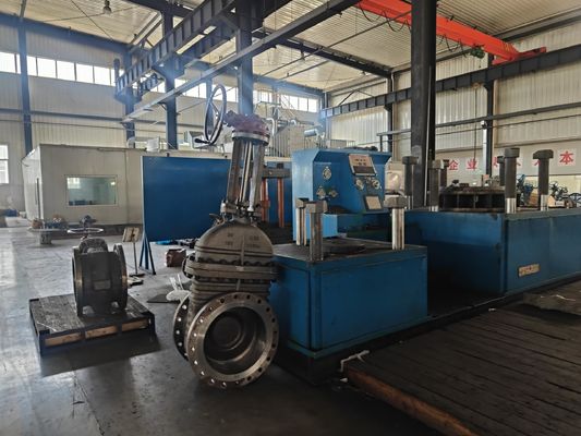 DN400 Grote CI buigzaam ijzer Elastiek zittende wedge gate klep Pn16 Handmatig sluiten