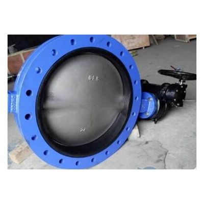Dn1200 Double Flange Elastic Seated Butterfly Valve met klantvereisten