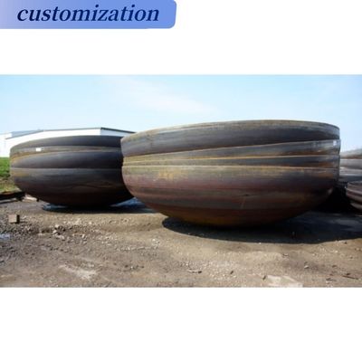 Hexagonale/ronde kopcode ASME Tankcontainer van koolstofstaal Halfrondkop