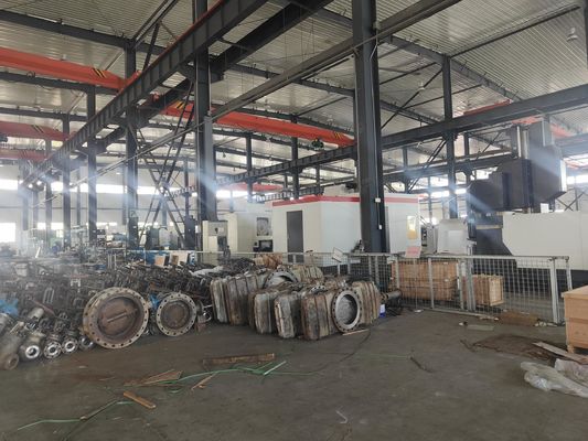 Dn1200 Double Flange Elastic Seated Butterfly Valve met klantvereisten