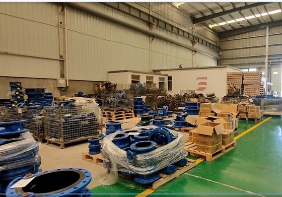Plant massaproducties roestvrij staal bekleding rubber vlinder klep voor hydraulische systemen