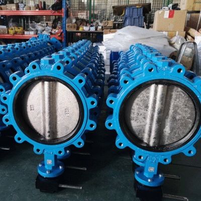 DN350 PN16 vlinderklep EPDM Ductiel ijzeren wafer Flanged Lug Water voor water systeem