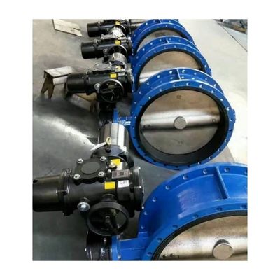 Industrial Wcb Double Eccentric Butterfly Valve Ontworpen voor hoge temperatuur media