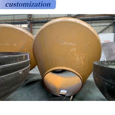 ODM Op maat gemaakte ondersteuning Lasverbinding Roestvrij staal Tank Dome Seal Hoofd End Cap