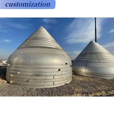 ODM Op maat gemaakte ondersteuning Lasverbinding Roestvrij staal Tank Dome Seal Hoofd End Cap