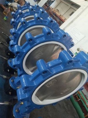 Watertoepassingen vlinderkleppen AWWA Wafer Lug Double Flanged C954