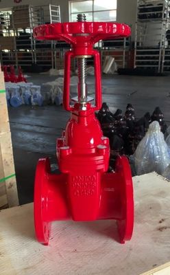 Watercontrole 4" handmatig stijgend stampoortklep PN10 PN16 binnen watermedium