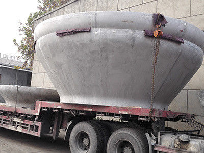 Vloeibaar staal water tank schotelkop met lasverbinding en zeshoekige kopcode