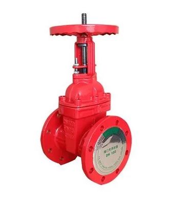 DN150 handmatig ductiel ijzeren brandbestrijdingspoortklep voor waterstroomregeling