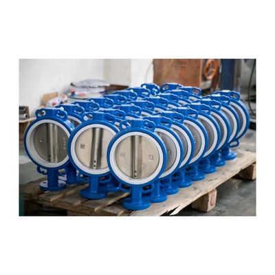 Efficiënt ontworpen vlinderkleppen met EPDM PTFE PFA rubber bekleding