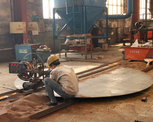 Buitenput Holle Ellipsoïdale Halfrond Watertank Platenkoppen voor industriële kringen