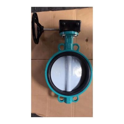Ondersteuning Na-verkoopservice 3 inch buigzaam ijzer / gietijzer wafer type vlinder klep