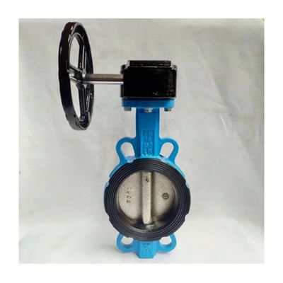 Uitstekende prestaties Wafer EPDM Soft Sealing Butterfly Valve met pneumatische actuator