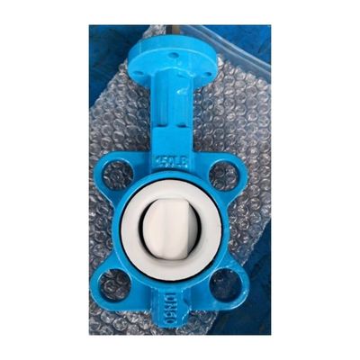 Concurrerend gietijzer koolstofstaal lichaam EPDM Soft Seal Wafer Manual Butterfly Valve
