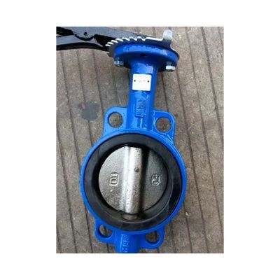 Op maat gemaakte pneumatische elektrische actuator solenoïde API standaard wafer type vlinderscontroleaansluitingen