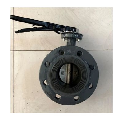 Gasmedia DN300 EPDM Gelaagd Rubber Flange Butterfly Valve met op maat gemaakte OBM-ondersteuning