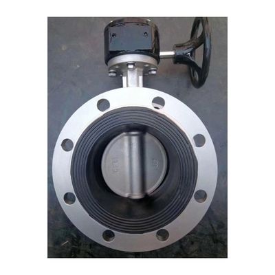 Industriële diafragma structuur ductiel ijzer dubbel flens concentrisch Pn16 vlinderklep