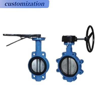 Gasmedia Lug Concentric Butterfly Valve met aanpasbare poortgrootte en zachte afdichting