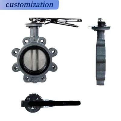 ODM ondersteund Lug Butterfly Valve met elektrisch EPDM-zegel en aangepaste poortgrootte