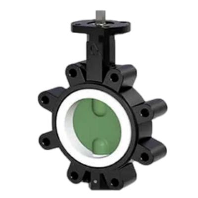 Gas media gear bediend zacht zitje lug vlinder klep voor hoge temperatuur efficiëntie